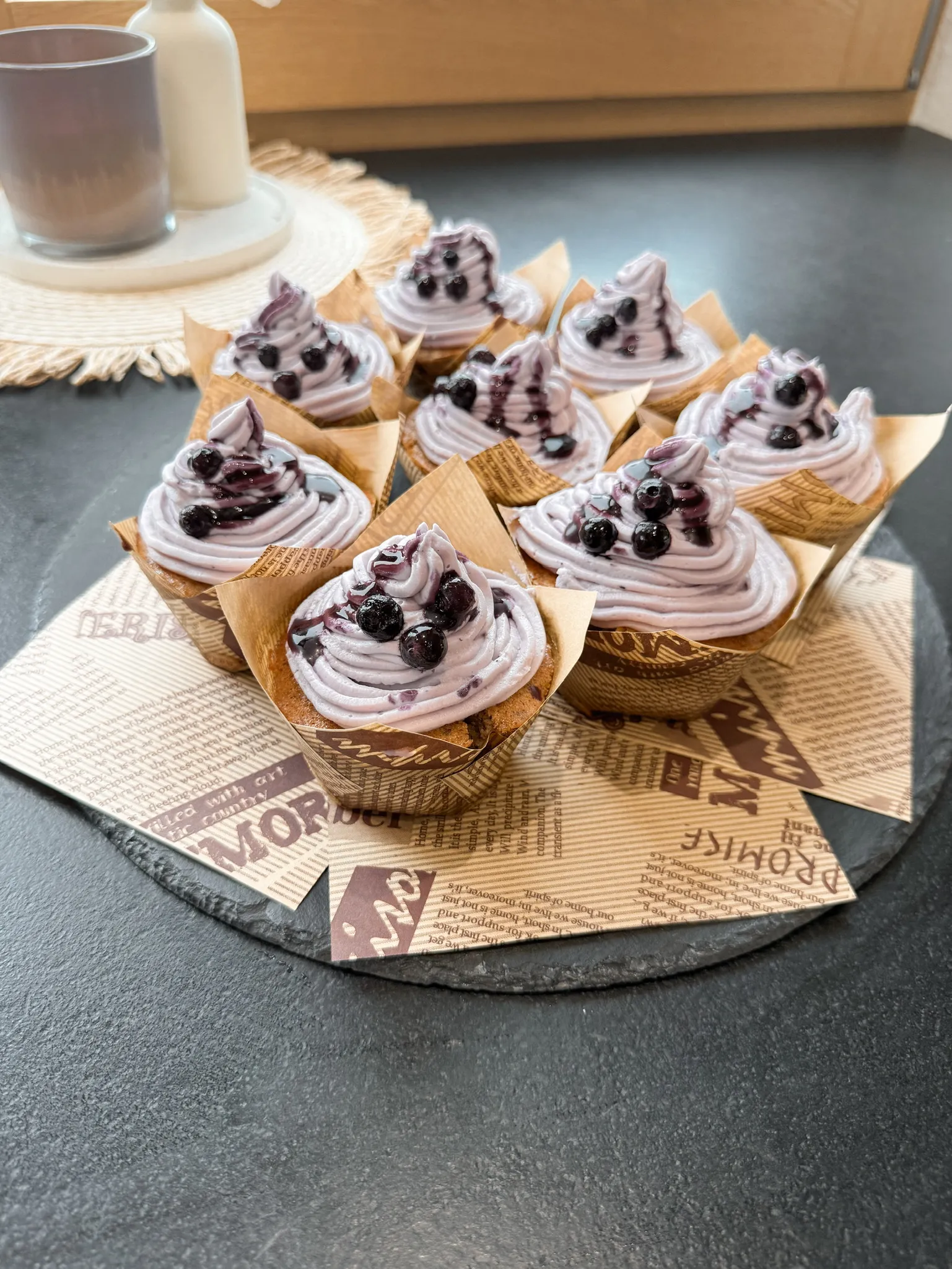 Blaubeer Muffin Creme