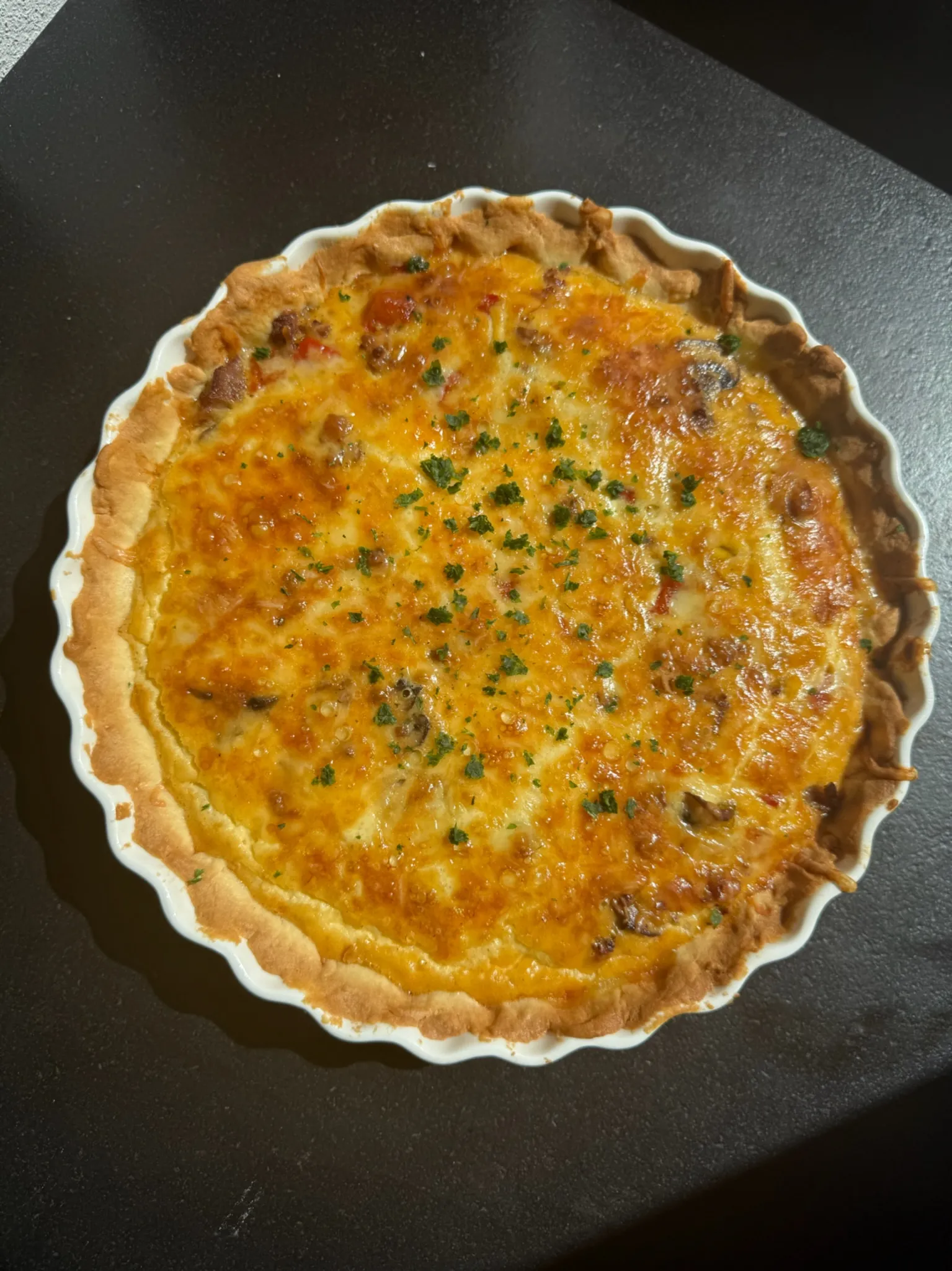 Bratwurst Quiche