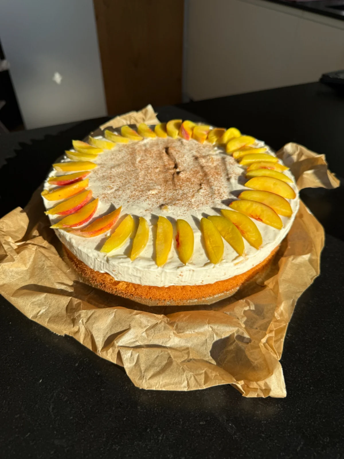 Pfirsich Zimt Kuchen