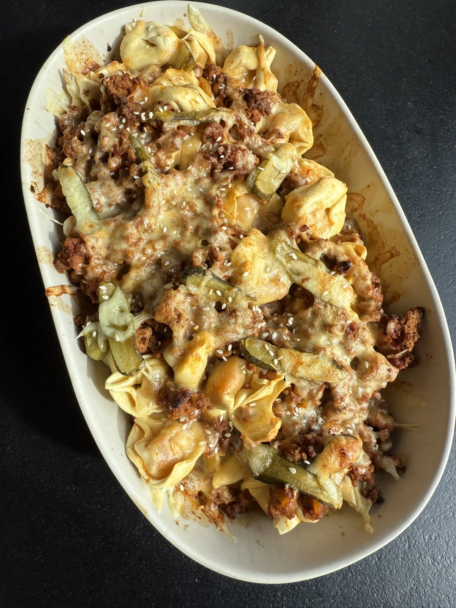 Cheeseburger Tortellini